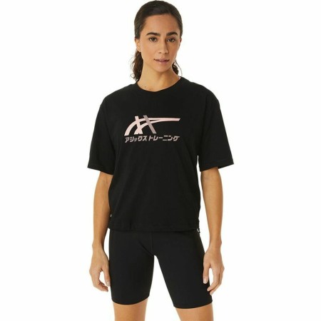 Maglia a Maniche Corte Donna Asics Tiger Nero di Asics, Donna - Rif: S6469994, Prezzo: 0,00 €, Sconto: %