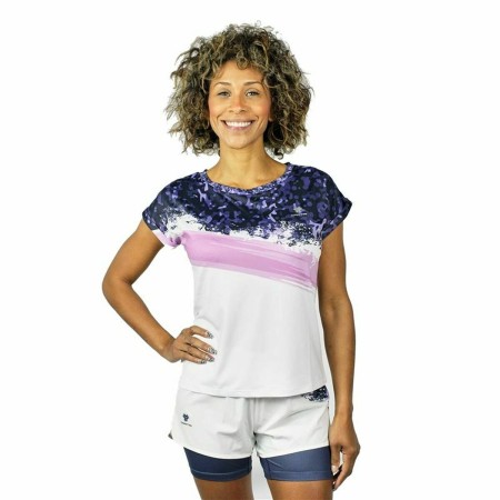 Maglia a Maniche Corte Donna Cartri Bastet Rosa Lilla Bianco Padel | Tienda24 - Global Online Shop Tienda24.eu