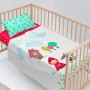 Conjunto de Lençóis HappyFriday Mr Fox Grandma Multicolor Berço de Bebé 2 Peças de HappyFriday, Roupa de cama para berços - R...