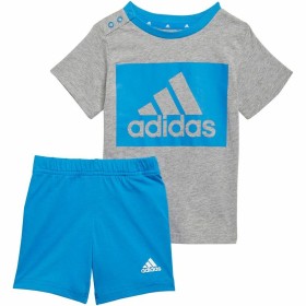 Conjunto Desportivo para Crianças Adidas Essentials Azul Cinzento de Adidas, Conjuntos desportivos - Ref: S6470144, Preço: 23...