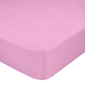 Drap housse HappyFriday BASIC KIDS Rose 60 x 120 x 14 cm de HappyFriday, Draps et taies d'oreiller - Réf : D1614049, Prix : 9...