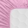 Fitted sheet HappyFriday BASIC KIDS Pink 60 x 120 x 14 cm by HappyFriday, Sheets and pillowcases - Ref: D1614049, Price: 9,06...