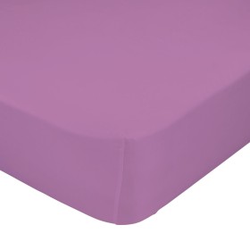 Fitted sheet HappyFriday BASIC KIDS Lilac 60 x 120 x 14 cm by HappyFriday, Sheets and pillowcases - Ref: D1614051, Price: 9,0...