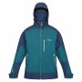 Men's Sports Jacket Regatta Hewitts VII Blue Green Hood by Regatta, Warm clothing - Ref: S6470380, Price: 62,02 €, Discount: %