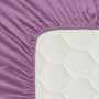 Fitted sheet HappyFriday BASIC KIDS Lilac 60 x 120 x 14 cm by HappyFriday, Sheets and pillowcases - Ref: D1614051, Price: 9,0...