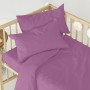 Fitted sheet HappyFriday BASIC KIDS Lilac 60 x 120 x 14 cm by HappyFriday, Sheets and pillowcases - Ref: D1614051, Price: 9,0...