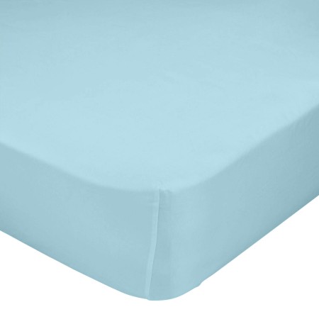 Lenzuolo con angoli HappyFriday BASIC KIDS Azzurro 60 x 120 x 14 cm di HappyFriday, Lenzuola e federe per cuscino - Rif: D161...