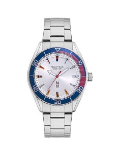 Men's Watch Nautica NAPFWS005 Silver (Ø 44 mm) by Nautica, Wrist Watches - Ref: S7273931, Price: 102,63 €, Discount: %