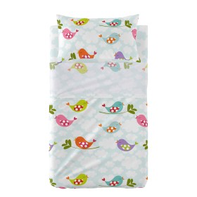 Bedding set HappyFriday Mr Fox Little Birds Multicolour Baby Crib 2 Pieces by HappyFriday, Bed linen for cots - Ref: D1614064...