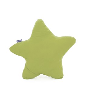 Cushion HappyFriday Basic Green Star 50 x 50 cm by HappyFriday, Back & Body Pillows - Ref: D1614065, Price: 13,47 €, Discount: %