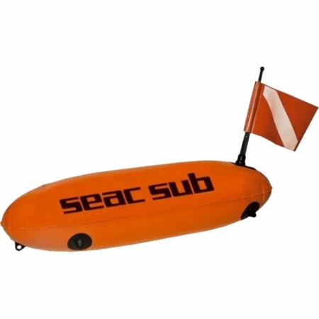 Boya de buceo Seac Fluo Siluro C/Sagola Naranja Talla única de Seac, Boyas de señalización - Ref: S6471518, Precio: 23,06 €, ...