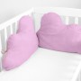 Protector de Cuna HappyFriday Basic Kids Cloud Rosa 60 x 40 cm de HappyFriday, Accesorios para camas - Ref: D1614079, Precio:...