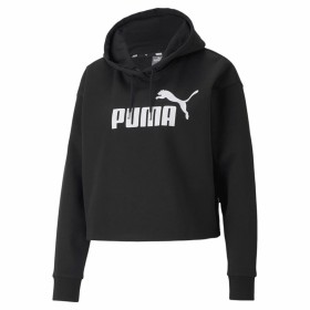 Felpa con Cappuccio Donna Puma Essentials Cropped Logo Nero di Puma, Donna - Rif: S6472003, Prezzo: 0,00 €, Sconto: %