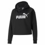 Felpa con Cappuccio Donna Puma Essentials Cropped Logo Nero di Puma, Donna - Rif: S6472003, Prezzo: 0,00 €, Sconto: %