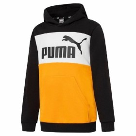 Jungen Sweater mit Kapuze Puma Essentials+ Colourblock Gelb von Puma, Junge - Ref: S6472004, Preis: 0,00 €, Rabatt: %