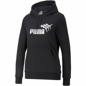 Felpa con Cappuccio Donna Puma Metallics Spark Nero di Puma, Donna - Rif: S6472008, Prezzo: 0,00 €, Sconto: %