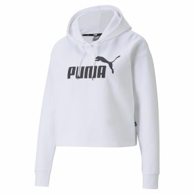 Felpa con Cappuccio Donna Puma Essentials Logo Bianco di Puma, Donna - Rif: S6472016, Prezzo: 0,00 €, Sconto: %