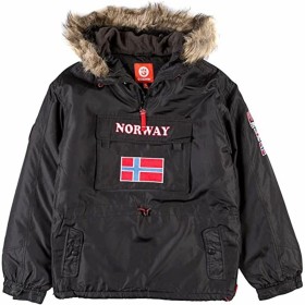 Felpa con Cappuccio Bambino Go & Win Norway Nero di Go & Win, Bambino - Rif: S6472030, Prezzo: 41,49 €, Sconto: %