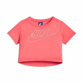 T shirt à manches courtes Enfant Nike Youth Logo Corail de Nike, Fille - Réf : S6472108, Prix : 24,18 €, Remise : %