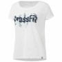 Camisola de Manga Curta Mulher Reebok Floral Easy Crossfit Branco | Tienda24 - Global Online Shop Tienda24.eu