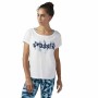 Damen Kurzarm-T-Shirt Reebok Floral Easy Crossfit Weiß | Tienda24 - Global Online Shop Tienda24.eu