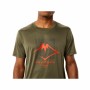 Camiseta de Manga Corta Hombre Asics FUJITRAIL Verde de Asics, Hombre - Ref: S6472251, Precio: 29,22 €, Descuento: %