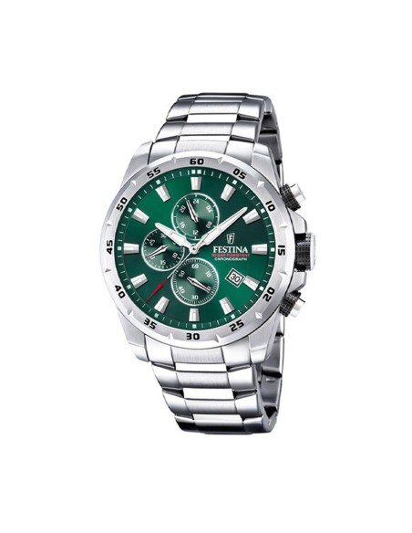 Men's Watch Festina F20463/3 Green Silver | Tienda24 Tienda24.eu