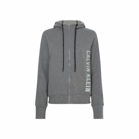 Chaqueta Deportiva para Mujer Calvin Klein Full Zip Gris oscuro | Tienda24 - Global Online Shop Tienda24.eu