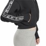 Casaco de Desporto para Mulher Reebok Tape Pack Full Zip Preto de Reebok, Roupa de abrigo - Ref: S6483604, Preço: 45,59 €, De...