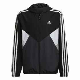 Veste de Sport pour Enfants Adidas Coupe-Vent Colorblock Noir de Adidas, Vêtements chauds - Réf : S6483623, Prix : 41,45 €, R...