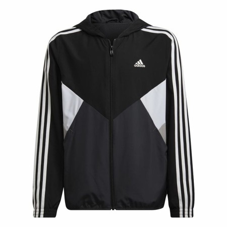 Casaco de Desporto Infantil Adidas Coupe-Vent Colorblock Preto de Adidas, Roupa de abrigo - Ref: S6483623, Preço: 41,45 €, De...