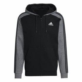 Men's Sports Jacket Adidas Mélange French Terry Black by Adidas, Warm clothing - Ref: S6483629, Price: 53,31 €, Discount: %