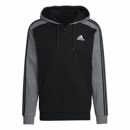 Chaqueta Deportiva para Hombre Adidas Mélange French Terry Negro de Adidas, Ropa de abrigo - Ref: S6483629, Precio: 53,31 €, ...