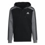 Casaco de Desporto para Homem Adidas Mélange French Terry Preto de Adidas, Roupa de abrigo - Ref: S6483629, Preço: 53,31 €, D...