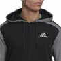 Casaco de Desporto para Homem Adidas Mélange French Terry Preto de Adidas, Roupa de abrigo - Ref: S6483629, Preço: 53,31 €, D...