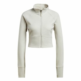 Sportjacke für Frauen Adidas Aeroready Studio Beige von Adidas, Warme Kleidung - Ref: S6483687, Preis: 0,00 €, Rabatt: %