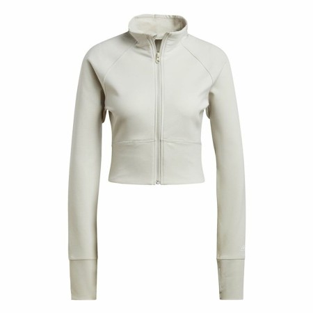 Casaco de Desporto para Mulher Adidas Aeroready Studio Bege de Adidas, Roupa de abrigo - Ref: S6483687, Preço: 55,95 €, Desco...