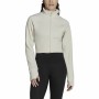 Veste de Sport pour Femme Adidas Aeroready Studio Beige de Adidas, Vêtements chauds - Réf : S6483687, Prix : 55,95 €, Remise : %