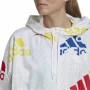 Chaqueta Deportiva para Mujer Adidas Essentials Multi-Colored Logo Blanco de Adidas, Ropa de abrigo - Ref: S6483688, Precio: ...