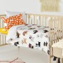 Duvet cover set HappyFriday Mr Fox Dogs Multicolour Baby Crib 2 Pieces by HappyFriday, Quilts and quilt covers - Ref: D161417...