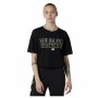 Women’s Short Sleeve T-Shirt New Balance Essentials Athletic Club Boxy Black | Tienda24 - Global Online Shop Tienda24.eu