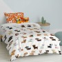 Duvet cover set HappyFriday Mr Fox Dogs Multicolour Single 2 Pieces by HappyFriday, Quilts and quilt covers - Ref: D1614175, ...