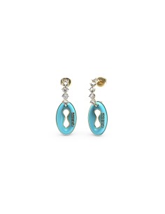 Pendientes Mujer Shabama Lao Latón Bañado en oro Perlas 4 cm | Tienda24 Tienda24.eu