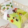 Set di copripiumino HappyFriday Mr Fox Piggys Multicolore Culla Neonato 2 Pezzi | Tienda24 - Global Online Shop Tienda24.eu