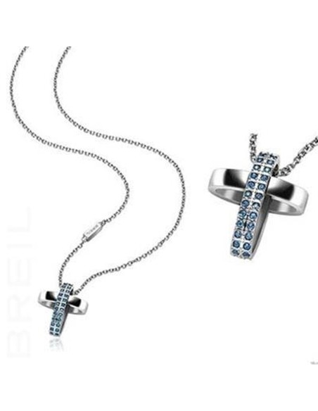 Colar feminino Breil CHARMING CROSS | Tienda24 Tienda24.eu