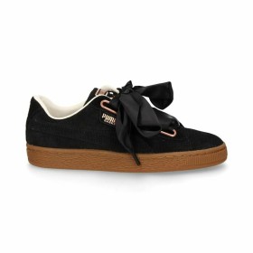 Chaussures de sport pour femme Puma Basket Heart Corduroy Noir de Puma, Chaussures - Réf : S6484272, Prix : 88,46 €, Remise : %