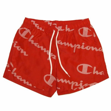 Calção de Banho Homem Champion Vermelho | Tienda24 - Global Online Shop Tienda24.eu