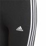 Sports Leggings for Children Adidas Essentials 3 Stripes Black by Adidas, Girls - Ref: S6484516, Price: 0,00 €, Discount: %