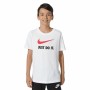 Kurzarm-T-Shirt für Kinder Nike Sportswear Weiß | Tienda24 - Global Online Shop Tienda24.eu