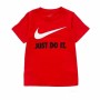 Camiseta de Manga Corta Infantil Nike Swoosh Rojo de Nike, Niño - Ref: S6484952, Precio: 16,29 €, Descuento: %